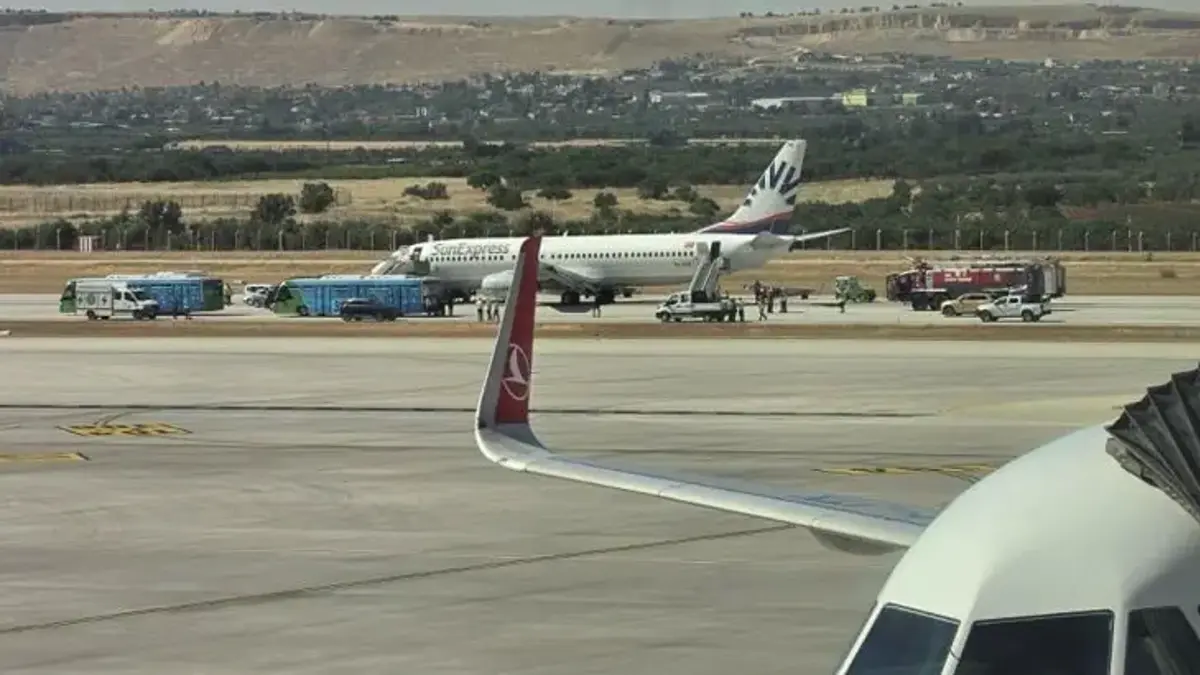 Havada b&uuml;y&uuml;k panik yaşandı