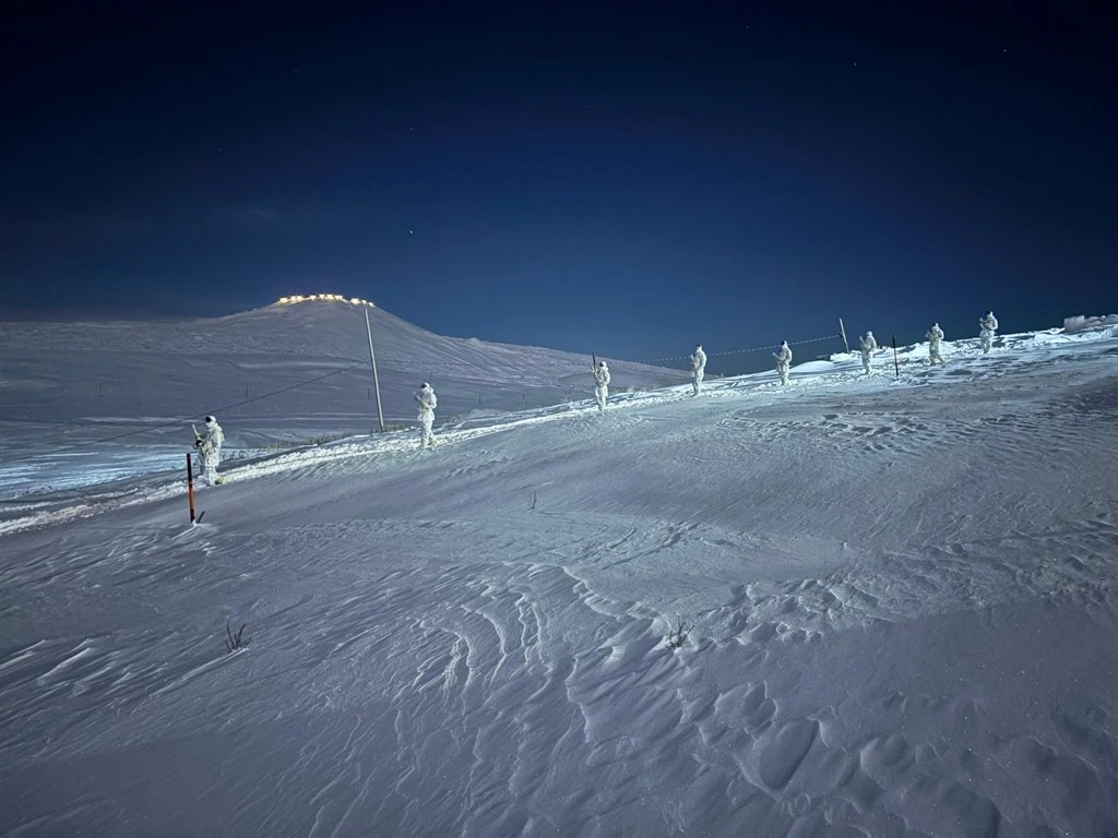 Mehmet&ccedil;ik, zorlu kış koşullarında hudut g&uuml;venliği i&ccedil;in g&ouml;revde