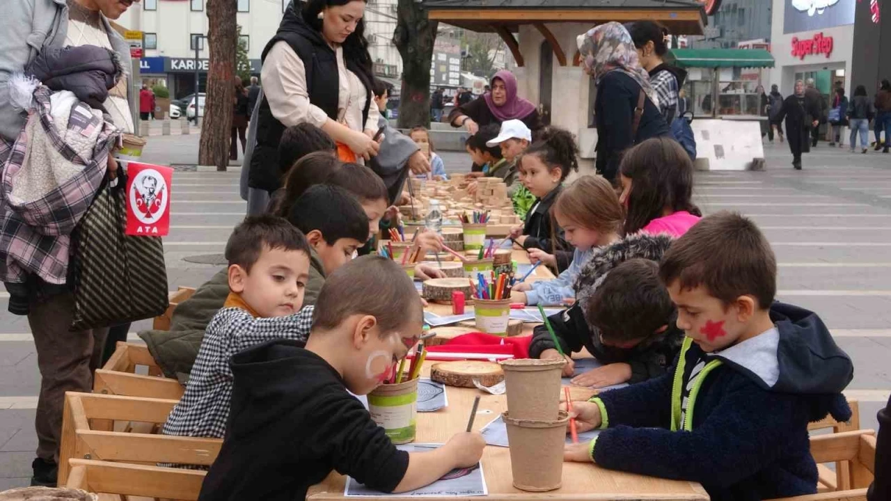 Yeşil Vatan Tırı Bursa&rsquo;da &ccedil;ocuklarla buluştu