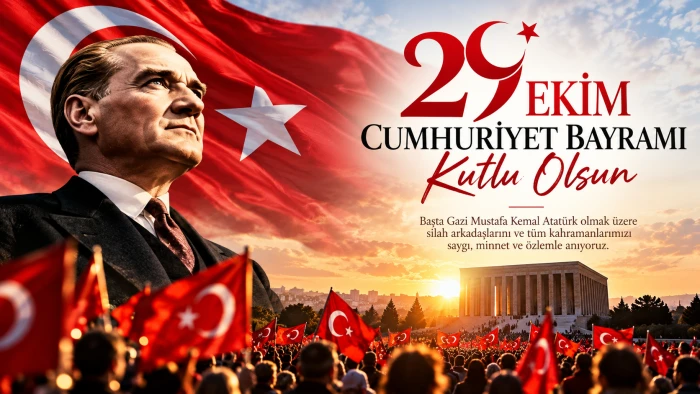 Bursa&rsquo;da Cumhuriyet coşkusu: Kent kırmızı beyaza b&uuml;r&uuml;nd&uuml;