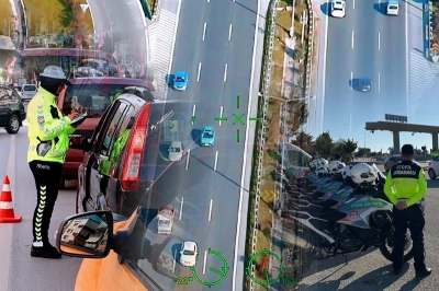 1 Haftada 2,8 milyon ara&ccedil; denetlendi