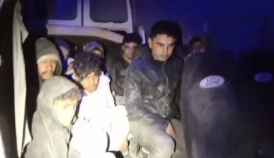 10 ka&ccedil;ak g&ouml;&ccedil;men yakalandı