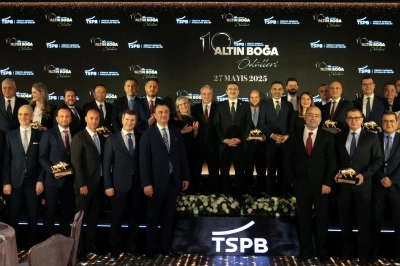 10. TSPB Altın Boğa &Ouml;d&uuml;lleri Sekt&ouml;r&uuml;n En Başarılı Kurumlarının Oldu