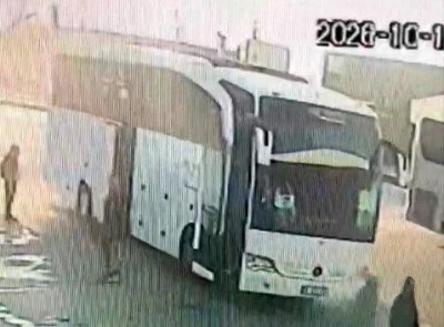 11 kişinin hayatını kaybettiği kazaya karışan otob&uuml;s&uuml;n Bursa'da ki yeni g&ouml;r&uuml;nt&uuml;leri ortaya &ccedil;ıktı