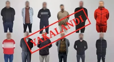 12 su&ccedil;lu yakalanarak T&uuml;rkiye'ye getirildi
