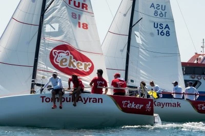 13. TAYK&ndash;Eker Olympos Regatta, J70 Match Race ve Hareketli Salma yarışlarıyla devam ediyor