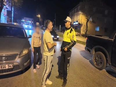 13 yaşındaki &ccedil;ocuk ara&ccedil; kullanırken yakalandı