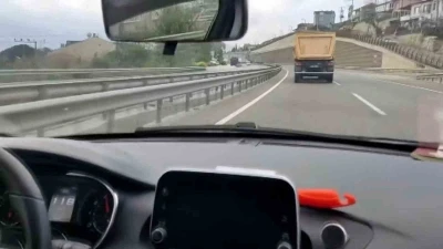139 kilometre hızla giden otomobilin bile yetişemediği kamyona 12 bin lira ceza
