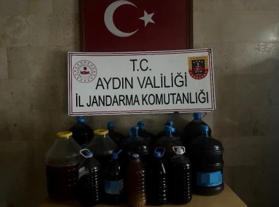 202 litre ka&ccedil;ak alkol ele ge&ccedil;irildi