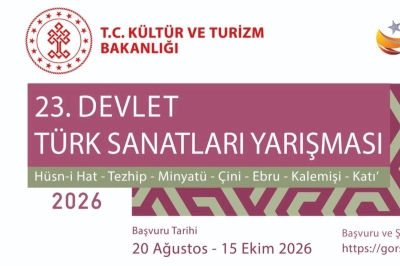 3. Devlet T&uuml;rk Sanatları Yarışması Başlıyor