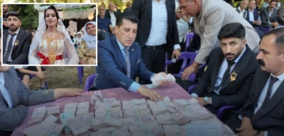 35 koyun kesildi, 6 milyon lira takı takıldı