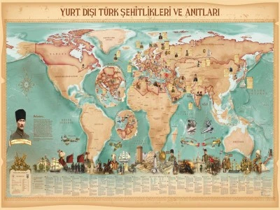 48 &uuml;lkede 172 şehitliğimiz var! 