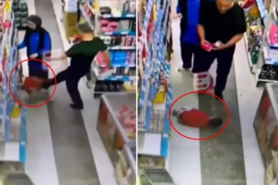 5 yaşındaki &ccedil;ocuğa babası  defalarca tekme attı