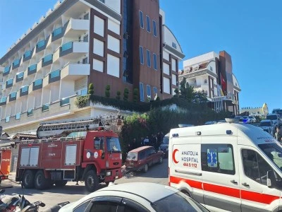 5 yıldızlı oteldeki yangın korkuttu