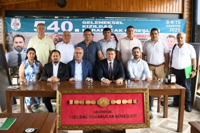 540. Kızıldağ Karakucak G&uuml;reşleri Uluslararası Kimliğiyle Tanıtıldı