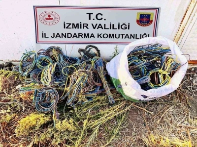 700 bin TL&rsquo;lik kablo hırsızları su&ccedil;&uuml;st&uuml; yakalandı