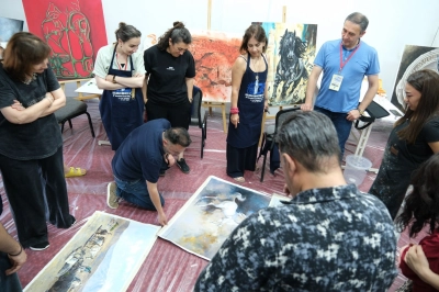 8. Uluslararası Sanat &Ccedil;alıştayı &Ccedil;orum'da Başladı