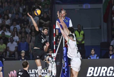 A Milli Erkek Voleybol Takımı, Bulgaristan&rsquo;ı 3-0 mağlup etti