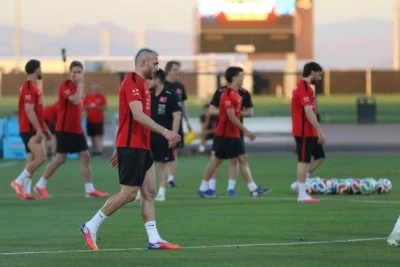 A Milli Futbol Takımı, ABD ma&ccedil;ı hazırlıklarına devam etti