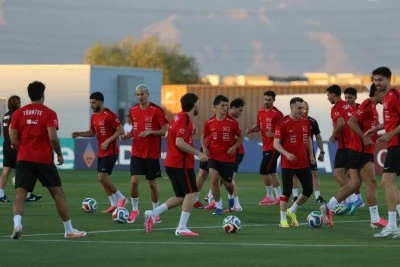 A Milli Futbol Takımı, Avustralya ma&ccedil;ının hazırlıklarına devam etti