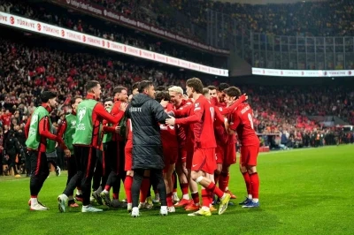 A Milli Futbol Takımı, D&uuml;nya Kupası play-off finaline y&uuml;kseldi
