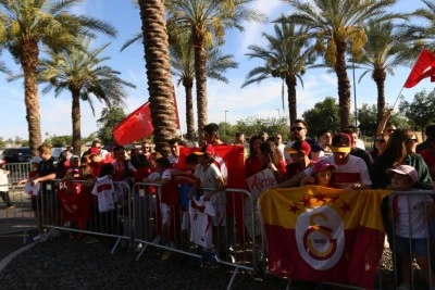 A Milli Futbol Takımı'na, Arizona'da coşkulu karşılama
