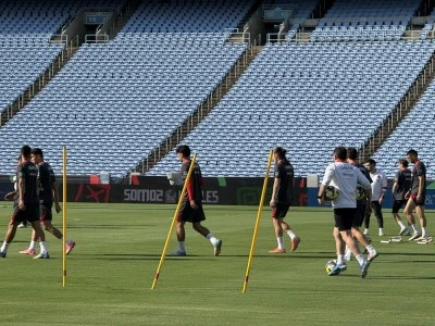  A Milli Takım, Meksika ma&ccedil;ı &ouml;ncesi Chapel Hill'de sahaya &ccedil;ıktı