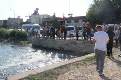 Adana&rsquo;da sulama kanalında kaybolan kişi aranıyor