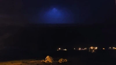 Adilcevaz&rsquo;da şimşekler geceyi aydınlattı
