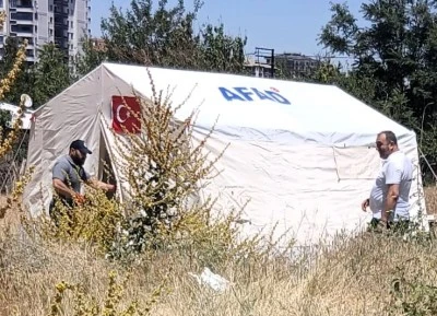 AFAD &ccedil;adırında yaşayan kadın &ouml;l&uuml; bulundu