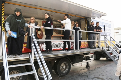 AFAD Deprem Sim&uuml;lasyon Tırı Ey&uuml;psultan&rsquo;da