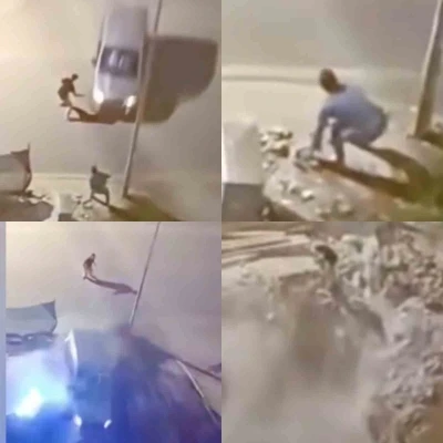 Ağabeyine &ccedil;arptıktan sonra aracıyla &ccedil;ukura u&ccedil;an s&uuml;r&uuml;c&uuml; tutuklandı