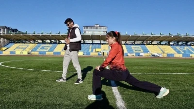 Ağrı&rsquo;nın atletizm yıldızları olimpiyat hedefi i&ccedil;in ter d&ouml;k&uuml;yor
