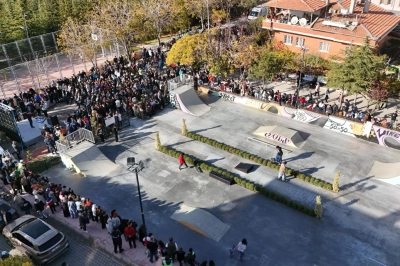 Ahmet Minguzzi Skate Park G&ouml;rkemli Bir T&ouml;renle A&ccedil;ıldı