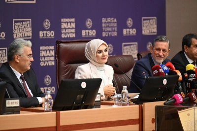 Aile ve Sosyal Hizmetler Bakanı G&ouml;ktaş BTSO Meclisi&rsquo;nin Konuğu Oldu