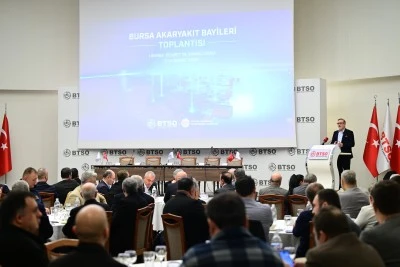 Akaryakıt bayileri BTSO&rsquo;da buluştu