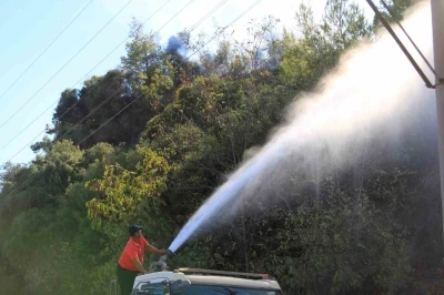 Aksu&rsquo;daki yangın kontrol altına alındı