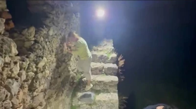 Alanya Kalesi&rsquo;nde mahsur kalan 3 Rus kurtarıldı