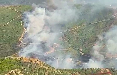 Alanya Sapadere Kanyonu&rsquo;nda orman yangını
