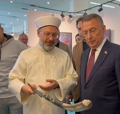 Ali Erbaş: "İslam sanatlarının manevi derinliğini yansıtan birikimini vatandaşlarımızla buluşturmanın bahtiyarlığını yaşadık"
