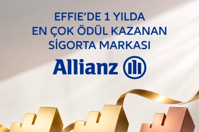 Allianz T&uuml;rkiye&rsquo;ye Effie Awards T&uuml;rkiye&rsquo;den &Uuml;&ccedil; &Ouml;d&uuml;l Birden