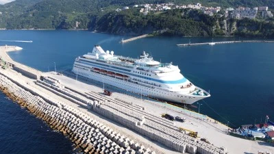 Amasra'ya kruvaziyer ile 88 bin 771 Rus turist geldi