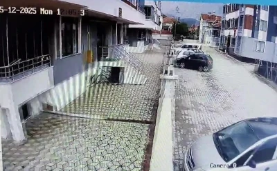 Amasya&rsquo;da deprem anı kamerada
