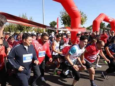 Ankara&rsquo;da &lsquo;Cumhurbaşkanlığı Yarı Maratonu&rsquo; coşkusu