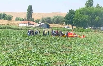Ankara'da helikopter d&uuml;şt&uuml;: 2 yaralı
