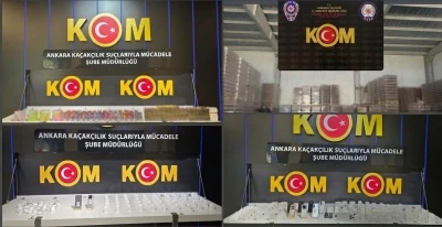Ankara&rsquo;da ka&ccedil;ak&ccedil;ılık operasyonu: 21 milyon liralık ka&ccedil;ak mala el konuldu