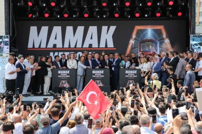 Ankara'da Mamak Metrosu&rsquo;nun Temeli Atıldı