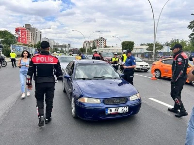 Ankara'da NATO Zirvesi kapsamında asayiş ve trafik denetimi ger&ccedil;ekleştirildi