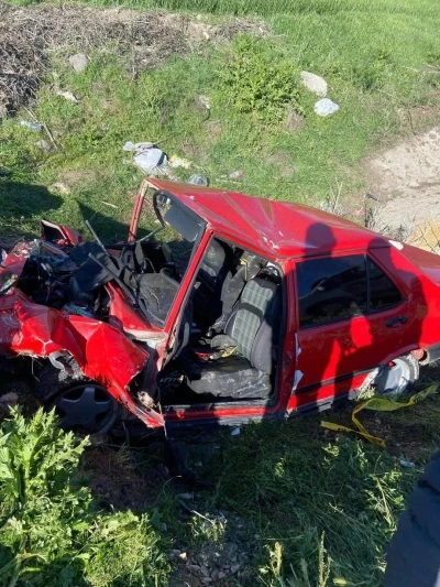Ankara&rsquo;da şarampole devrilen aracın s&uuml;r&uuml;c&uuml;s&uuml; hayatını kaybetti
