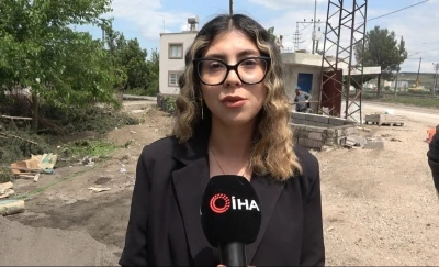 Anne-kızın akıma kapılarak hayatını kaybettiği sulama kanalı etrafına duvar &ouml;r&uuml;ld&uuml;
